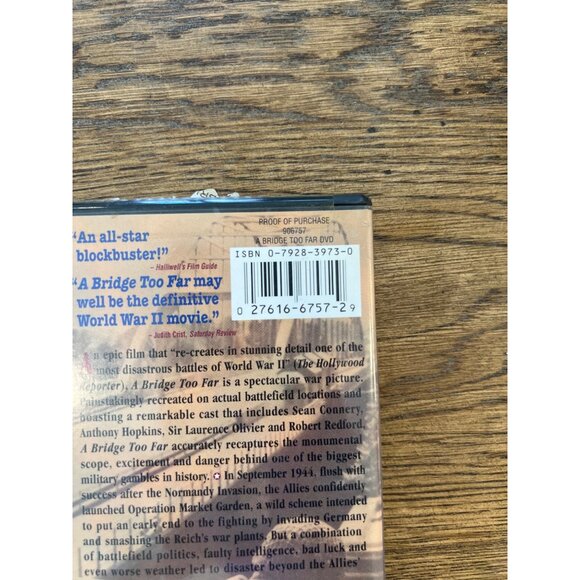 A Bridge Too Far 1977 DVD War Movie Richard Attenborough Sean Connery Pre-Owned - Picture 4 of 4